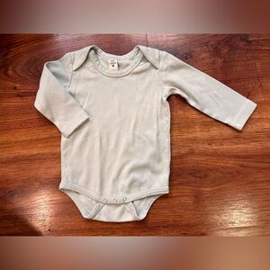 Kate Quinn Gray Long Sleeve Bodysuit Soft Knit